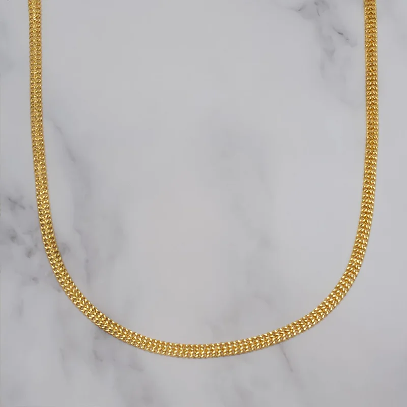 birthstone necklace for women -Victoria Townsend Gold Plated Curby Link Chain Necklace