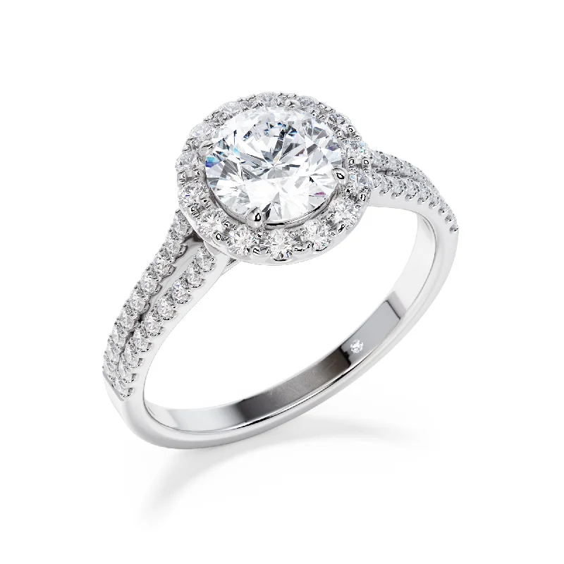 sapphire and diamond wedding ring -Highgrove