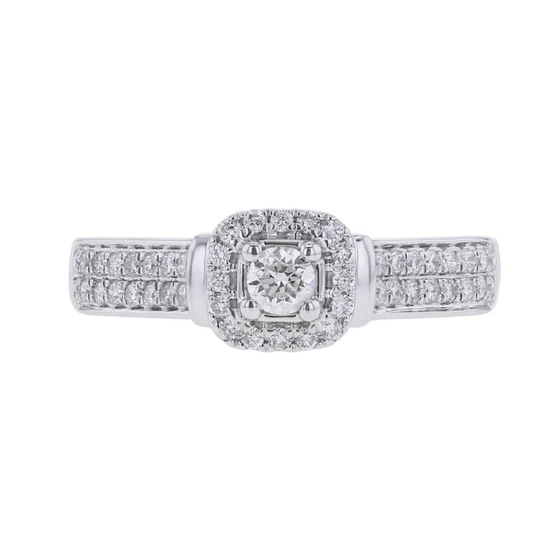 luxury wedding ring for women -Brooke Ready for Love Diamond Engagement Ring