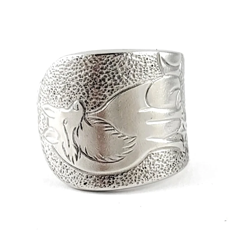 personalized stackable ring set -Fox Stainless Steel Spoon Ring