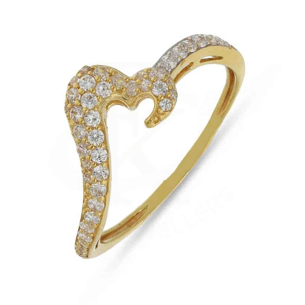 romantic engagement ring for women -Gold Ring 18KT - FKJRN18K3783