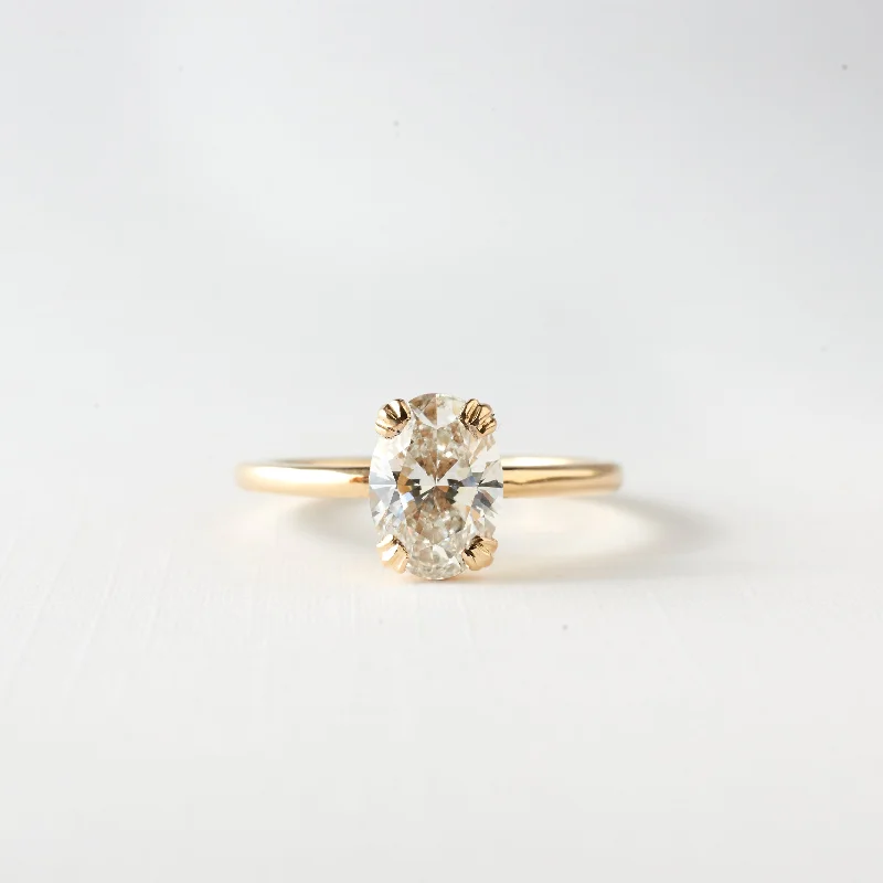 designer engagement ring for women -Customizable Kennedy Setting