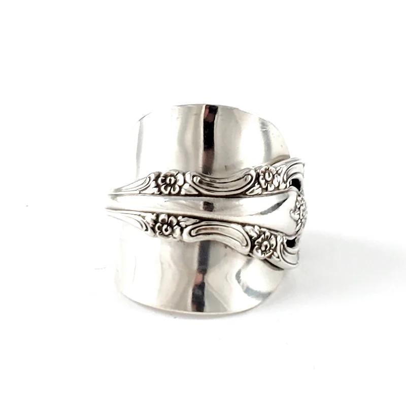 diamond eternity wedding band -Oneida Silver Artistry Demitasse Spoon Ring