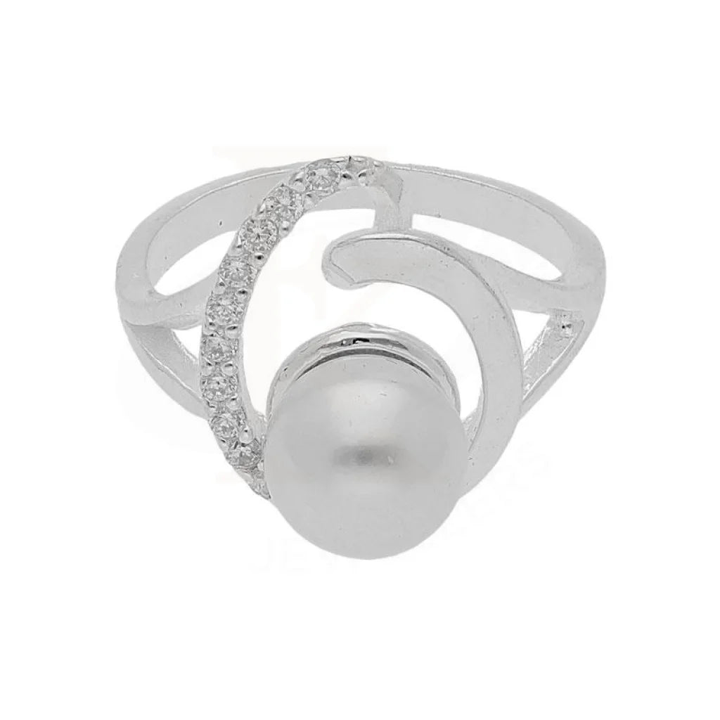 custom signet ring for men -Sterling Silver 925 Pearl Ring - FKJRNSL3684