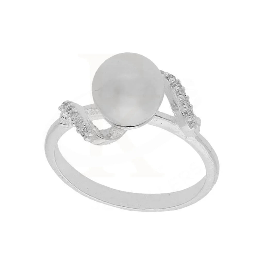 opal ring for engagement -Sterling Silver 925 Pearl Ring - FKJRNSL3687