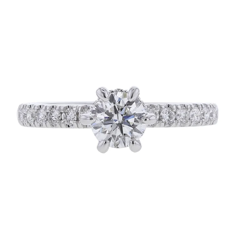 diamond wedding band for women -Victoria Ready for Love Diamond Engagement Ring