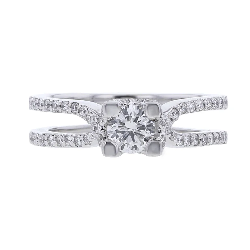 oval diamond engagement ring for women -Vita Ready for Love Diamond Engagement Ring