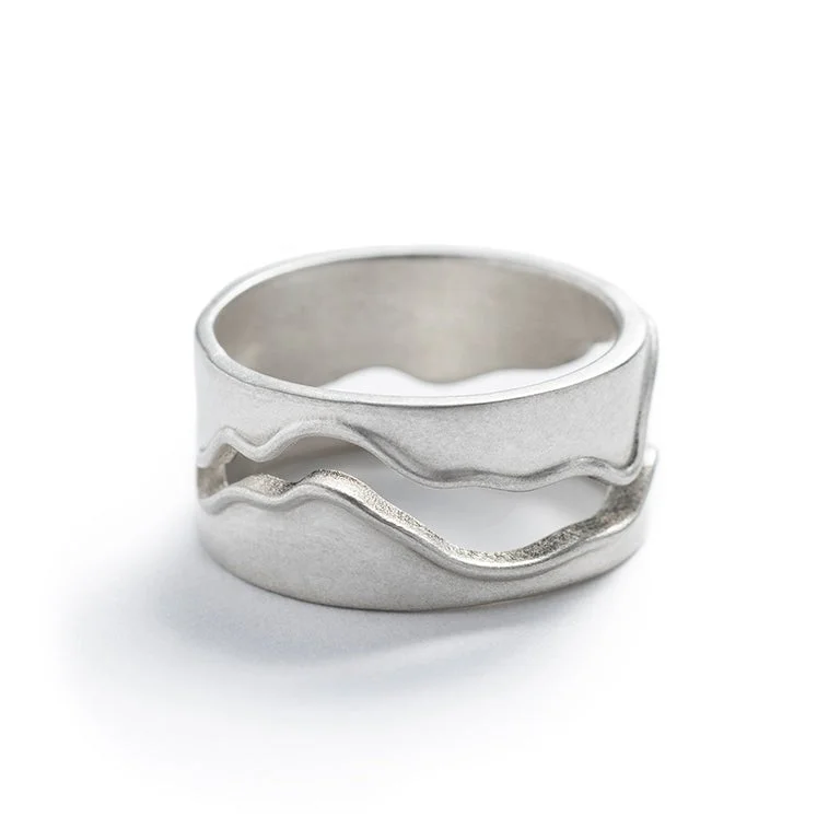 men’s gold wedding ring -Willamette ring