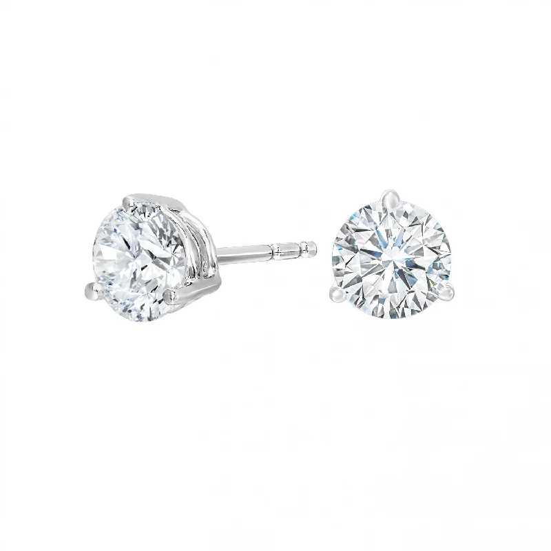 Crystal hoop earrings for fashionable outfits -Diamond Stud Earring