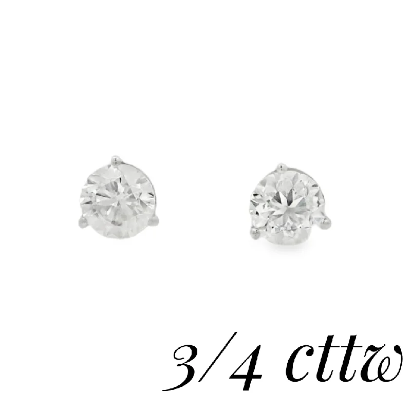 Crystal dangle earrings for glamorous appeal -Diamond Stud Earrings