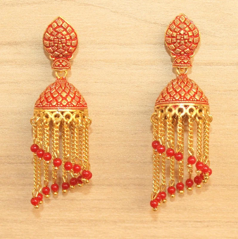 Colorful tassel drop earrings for festive style -Elegant Stylish Alloy Women's Earrings