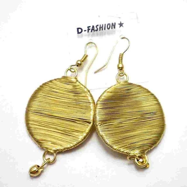 Long silver earrings for graceful style -Fashion Earring For Girls Gold